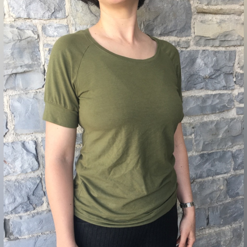 Olive Green Short Sleeve Tee